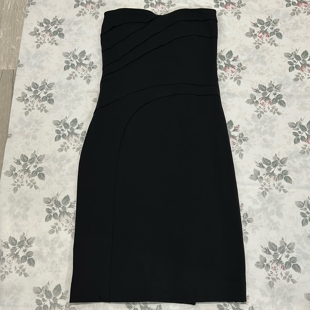 MODA INTERNATIONAL SMALL BLACK DRESS SIZE S